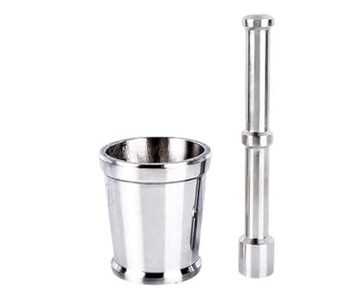 Stainless Steel Khalbatta and Mortar Set, No. 4