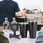 4-Piece Boston Cocktail Shaker Set - Matte Black