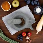 Granite Mortar and Pestle Set – 2 Cup Capacity