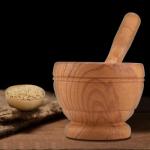 Premium Manual Mortar and Pestle Set for Kitchen