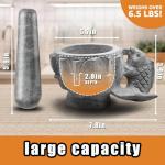 Granite Mortar and Pestle Set – 2 Cup Capacity