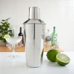 Large Stainless Steel Cocktail Shaker with Strainer