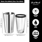 Double-Wall Boston Shaker Set - Stainless Steel