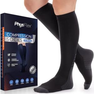 PhysFlex Knee High Compression Socks for Everyone