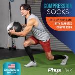 PhysFlex Knee High Compression Socks for Everyone