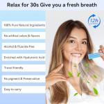 Alcohol-Free Hyaluronic Acid Mouthwash - 40 Travel Packs