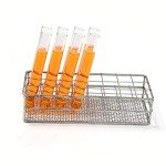 Stainless Steel Test Tube Rack for 24 Tubes