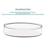 Stonylab 100mm Glass Petri Dish with Lid