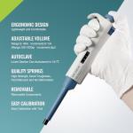 Lichen Adjustable Micropipette 100-1000μl with Tips