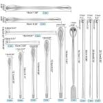 OLYCRAFT 26PCS Stainless Steel Lab Spatula Set