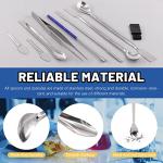 Glarks 14-Piece Capsule Filling Spoon Kit