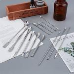 OLYCRAFT 26PCS Stainless Steel Lab Spatula Set