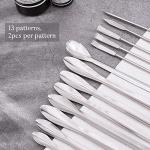 OLYCRAFT 26PCS Stainless Steel Lab Spatula Set