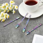 Colorful Mini Metal Spoons Set for Spices