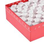 Centrifuge Tube Freezer Storage Box with 81 Wells