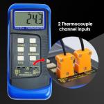 Digital K Type Thermocouple Thermometer for HVAC