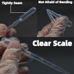 20 PCS 3ml Disposable Dropper Pipettes for Labs