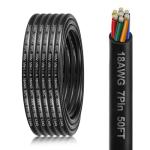 18 Gauge 7 Conductor Low Voltage Electrical Wire