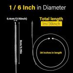 4 Pcs Tube Cleaning Brushes for Straw and Hose