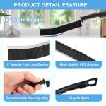 10-Piece Crevice Cleaning Brush Set with Scraper