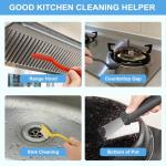 10-Piece Crevice Cleaning Brush Set with Scraper