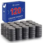 Round Ceramic Craft Magnets for DIY Projects