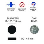 Round Ceramic Craft Magnets for DIY Projects