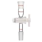 StonyLab Glass Vacuum Flow Control Adapter with Stopcock
