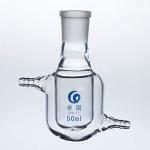 LANTAO 100ml Jacketed Glass Flask Reactor Tool