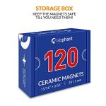 Round Ceramic Craft Magnets for DIY Projects