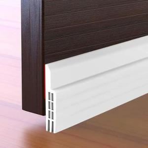 Door Draft Stopper Seal for All Doors – White