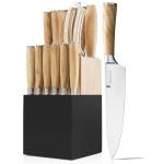 Kangdelun Natura 15-Piece Ultra Sharp Knife Set