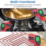 Digital Infrared Thermometer with Adjustable Emissivity