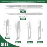 Keadic 44-Piece Surgical Scalpel Blade Set