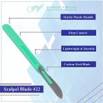 Pack of 10 Sterile Surgical Scalpel Blades #22