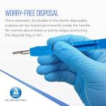 Dynarex Retractable Safety Scalpel - Box of 10