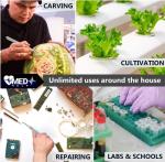 MedHelp #10 Disposable Scalpels with Pink Handle