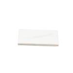White Streak Plates - 1" x 2" (Pack of 10)