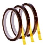 Heat Resistant Adhesive Tape for Electronics - 3 Rolls