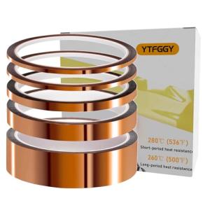High Temperature Polyimide Tape Set - 5 Pack