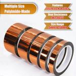 Heat Resistant Adhesive Tape for Electronics - 3 Rolls