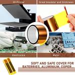 Heat Resistant Polyimide Tape - 2 Rolls, 50mm x 108ft