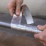 High Heat Resistant Aluminum Foil Tape Roll 2"x25