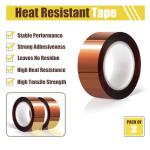 MEBMIK 20mm Heat Resistant Tape - 2 Rolls