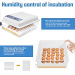 Automatic Egg Incubator with Humidity Control, 36 Eggs