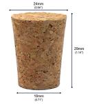 EISCO 10PK Natural Cork Stoppers Size #9