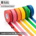 Mr. Pen Colored Masking Tape 6-Pack 0.6