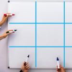 Light Blue 3/4 Inch Decorative Masking Tape Roll