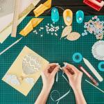 Light Blue 3/4 Inch Decorative Masking Tape Roll