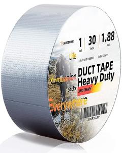 Heavy Duty Silver Duct Tape - 1.88 in x 90 ft